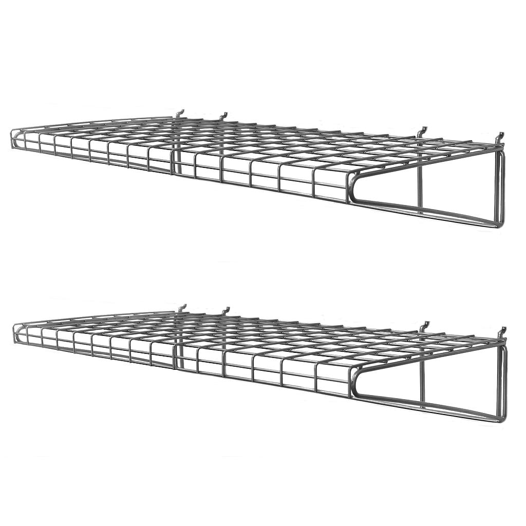 13018 24&quot; x 12&quot; Metal Shelf - 2 pack