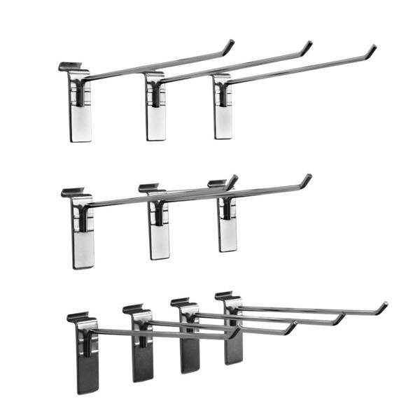 8&quot; Chrome Hook - 10 Pack 