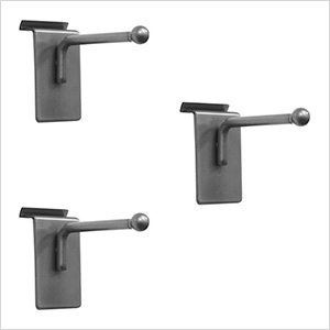 39023K 3&quot; basic Coat hook 3 PACK