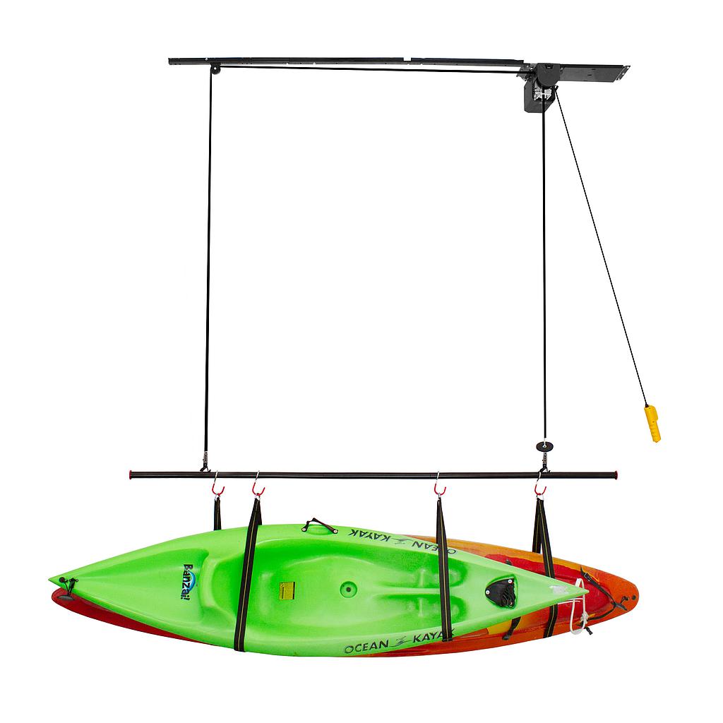 66064K Garage Gator Dual Canoe &amp; Kayak 220 lb Hoist Kit V2