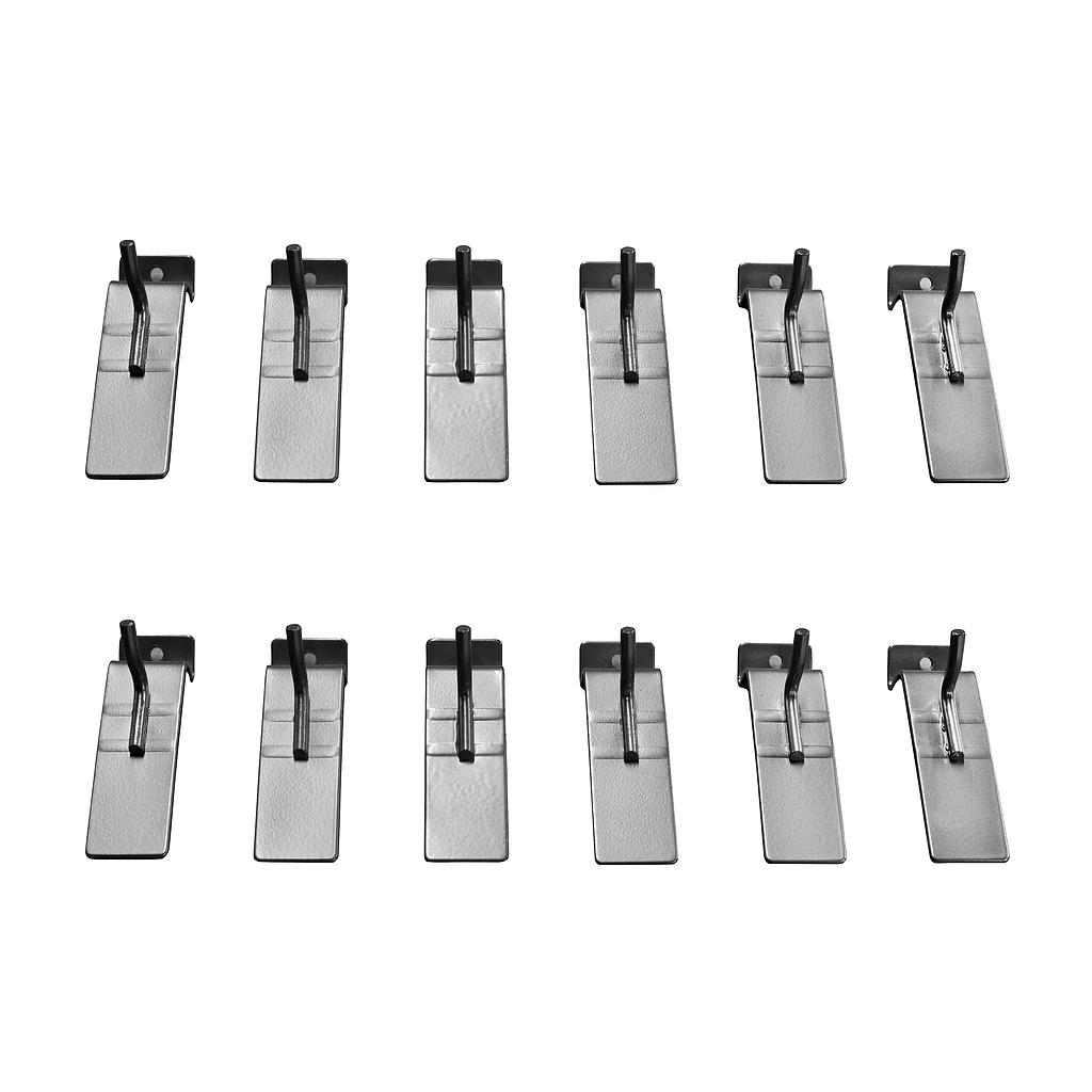 13001 1" Single Hook - 12 Pack