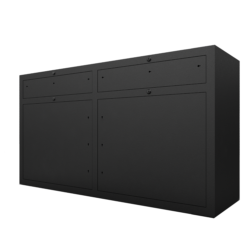 Fusion Pro - Cube Cabinet 2 Door (handles &amp; kickplate not included)