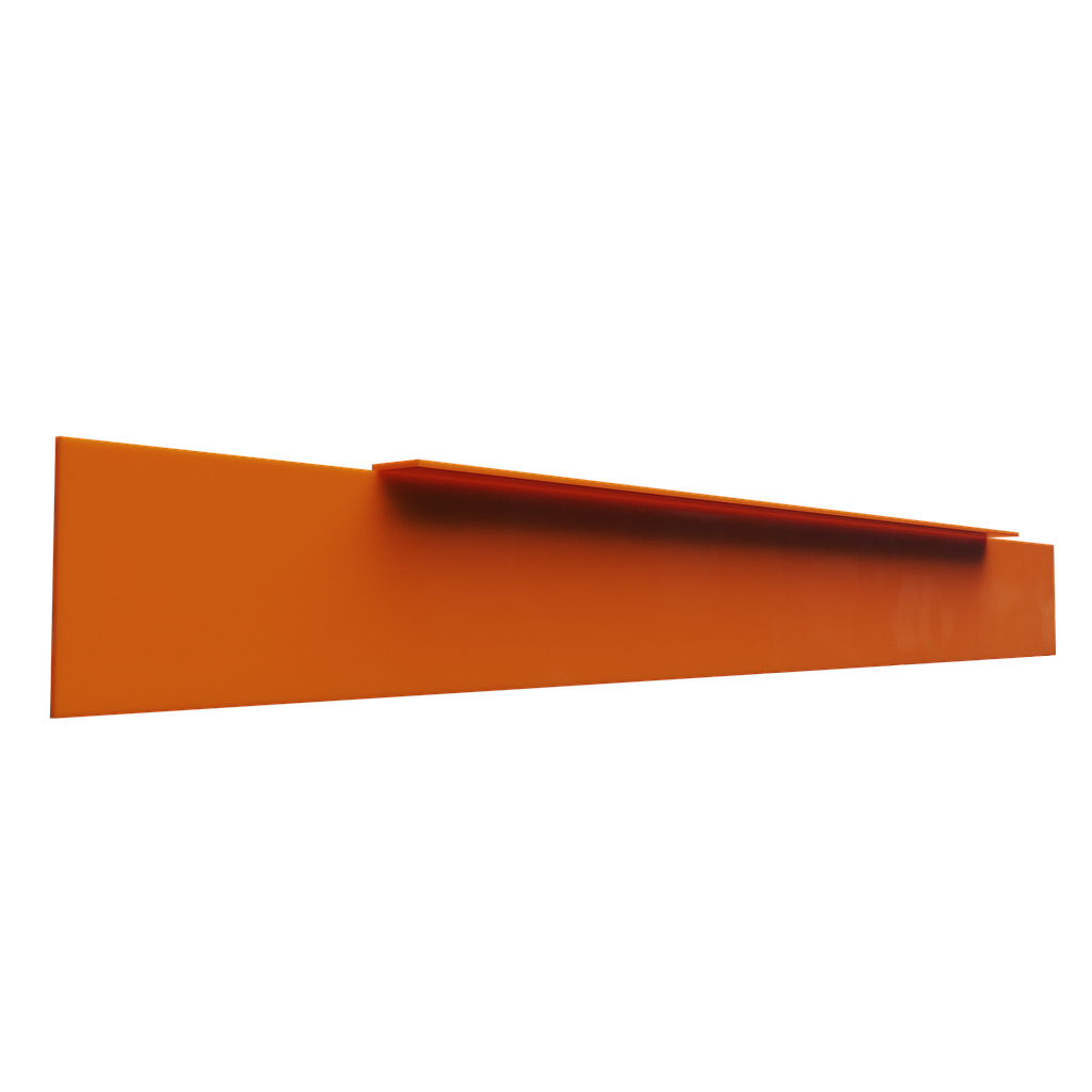 Fusion Pro Tall Kick Plate Orange Proslat partners