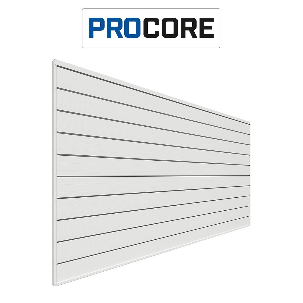 87772 PROCORE 8' x 4' PVC Wall Panels &amp; Trims White