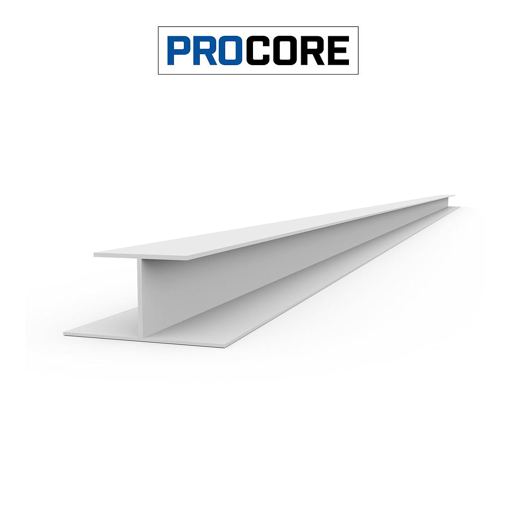 20082 PROCORE H-trim 8' - white