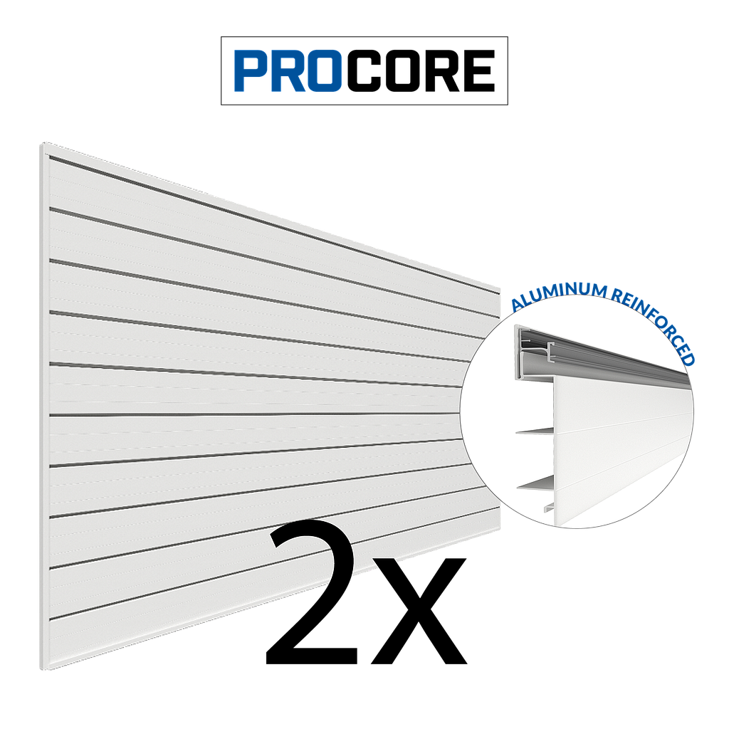 ProCore 2 Pack - 8 ft. x 4 ft. Slatwall