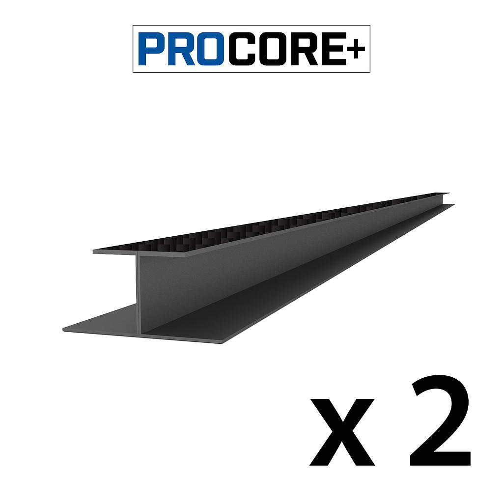27322K PROCORE+ H-trim Black Carbon Fiber - 8' 2 PK