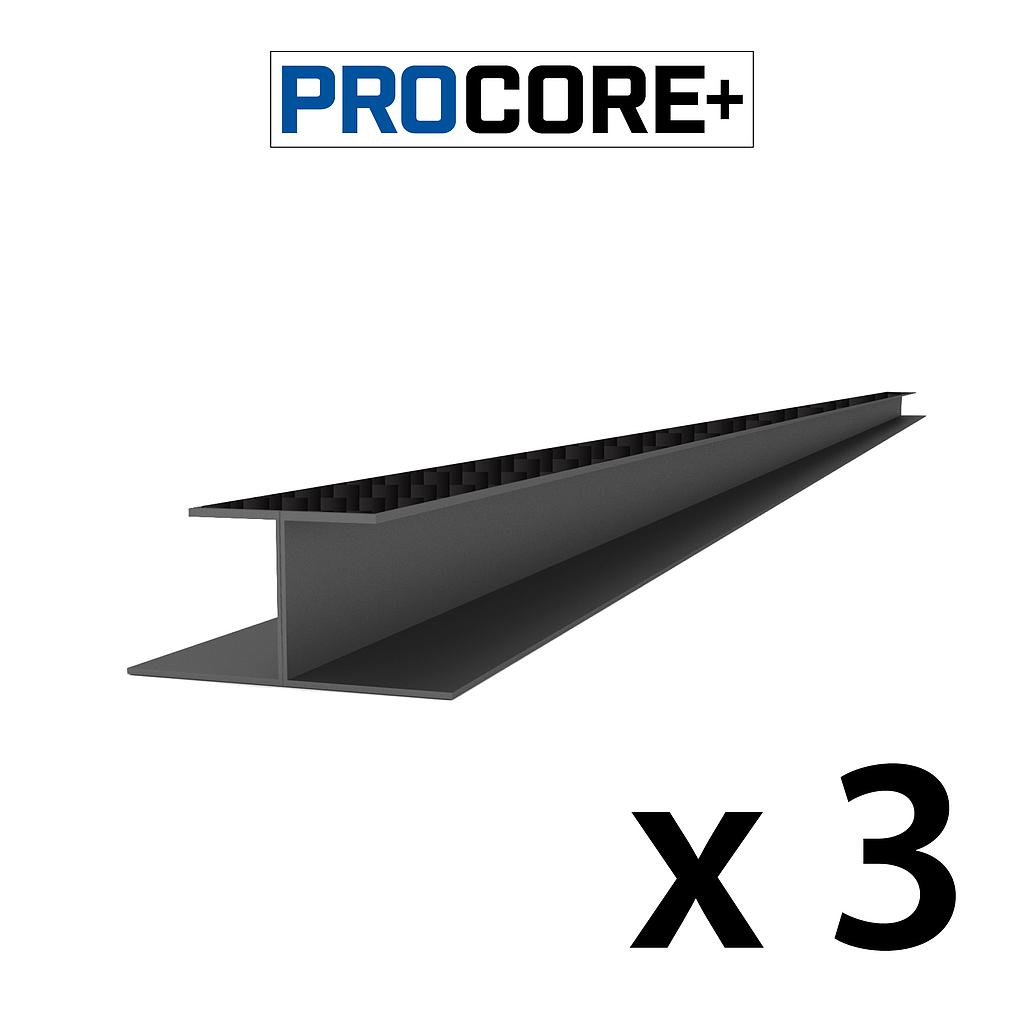 27323K PROCORE+ H-trim Black Carbon Fiber - 8' 3 PK