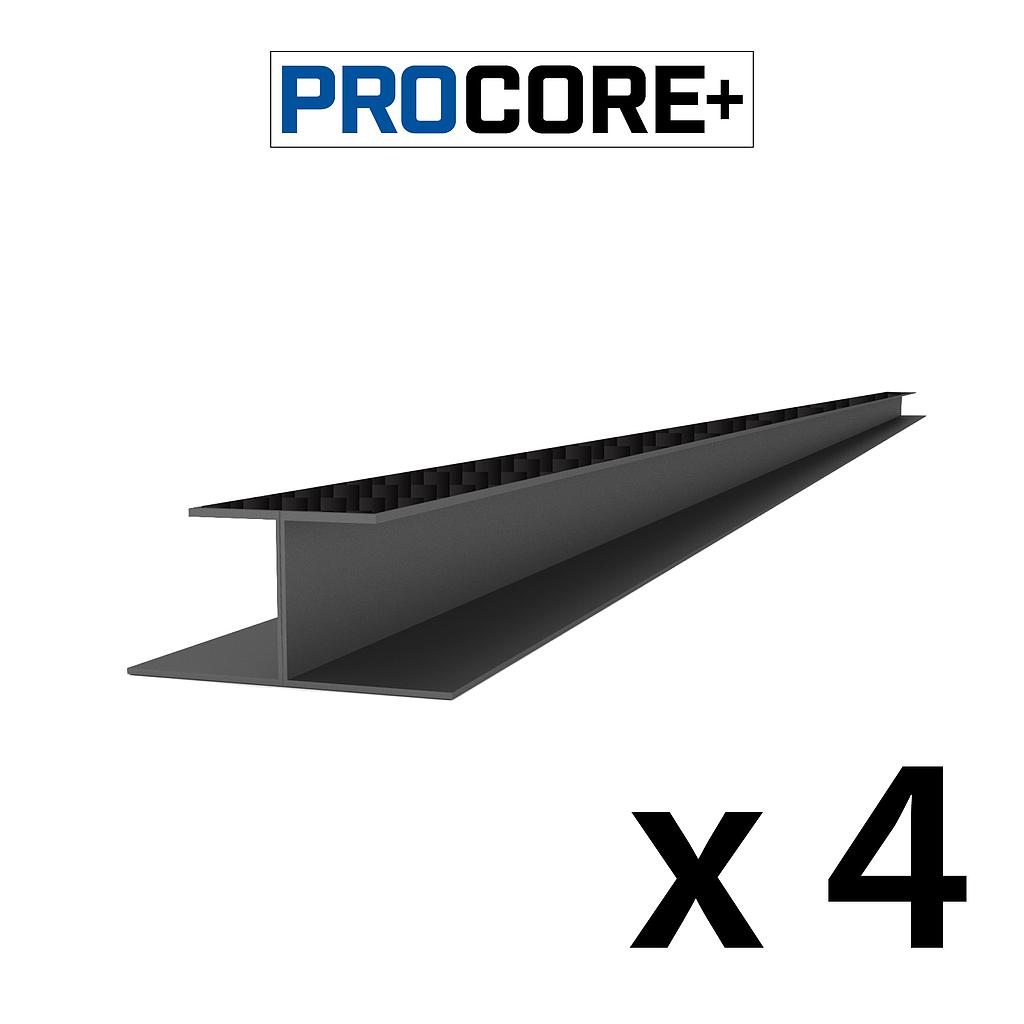 27324K PROCORE+ H-trim Black Carbon Fiber - 8' 4 PK