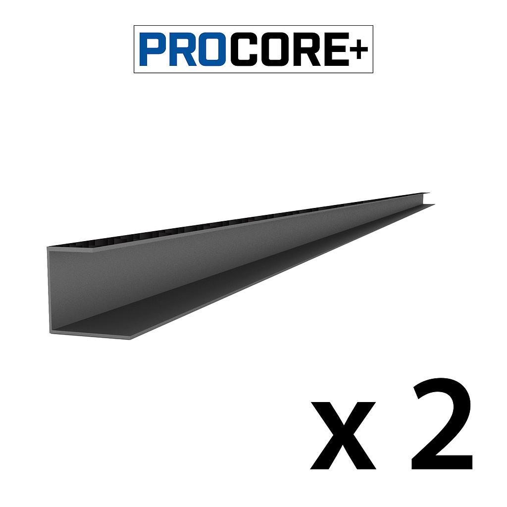 27122K PROCORE+ Side Trim Black Carbon Fiber - 8' 2 PK