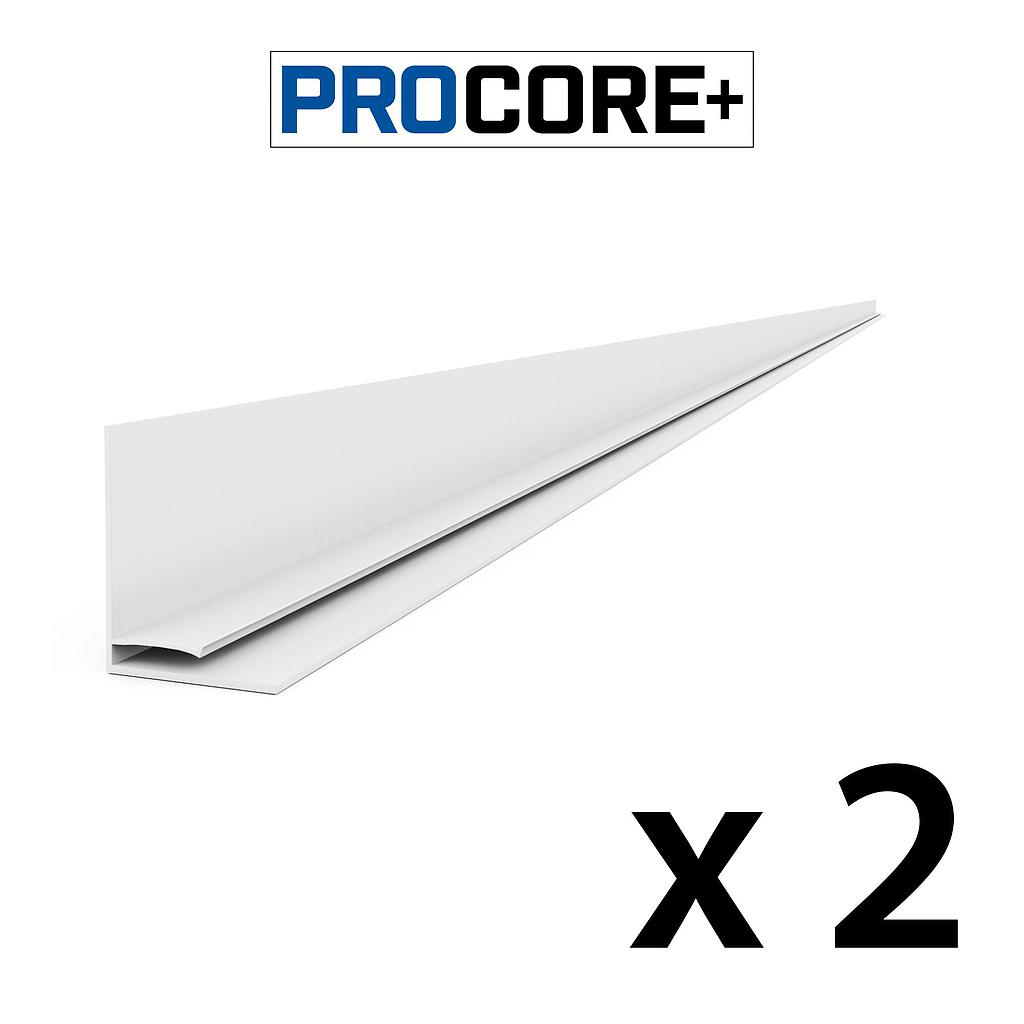 28222K PROCORE+ Top Trim Silver Carbon Fiber - 8' 2 PK