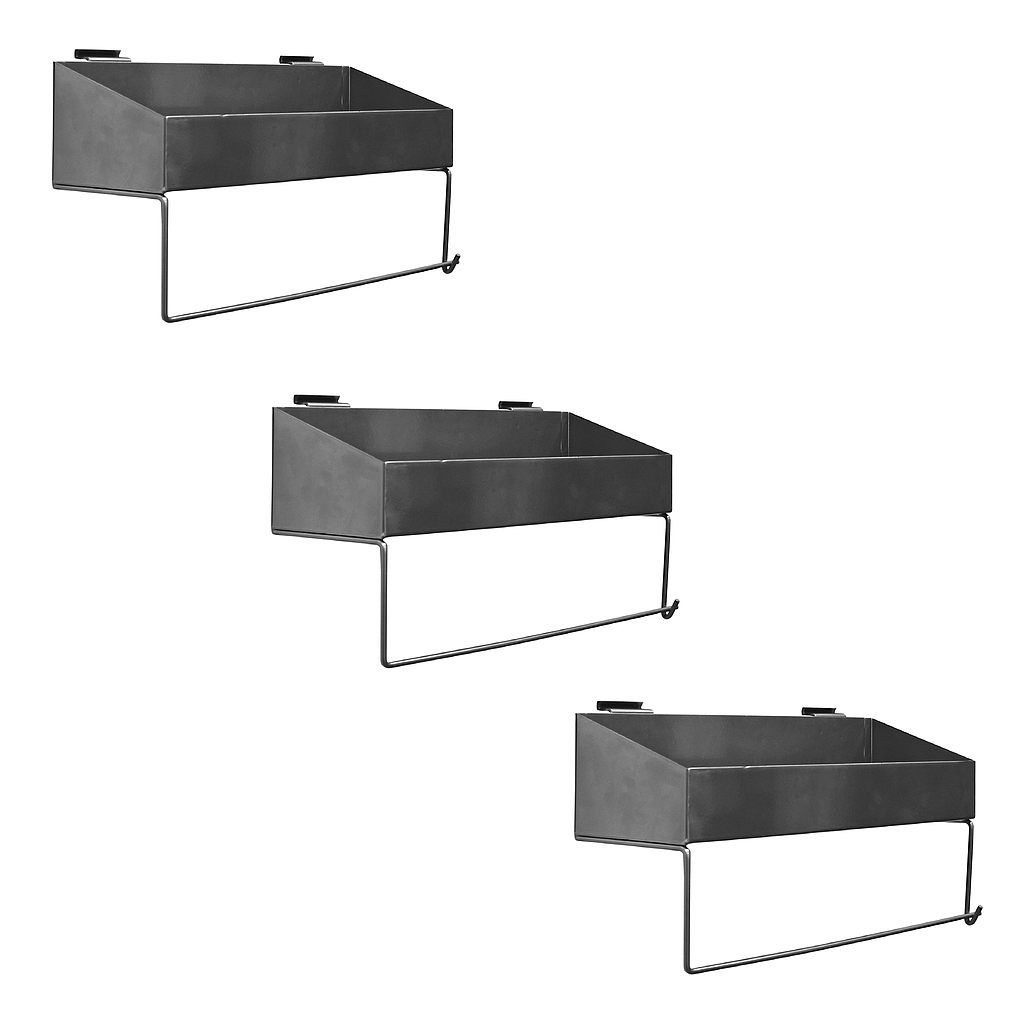 10329K Shelf &amp; Paper Towel Holder 10029 3 pack