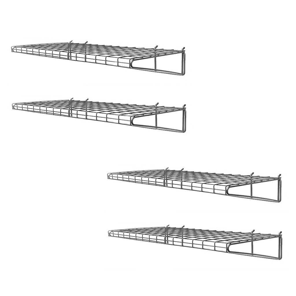 13318K 24" x 12" Metal Shelf 13018 2 pack Proslat partners