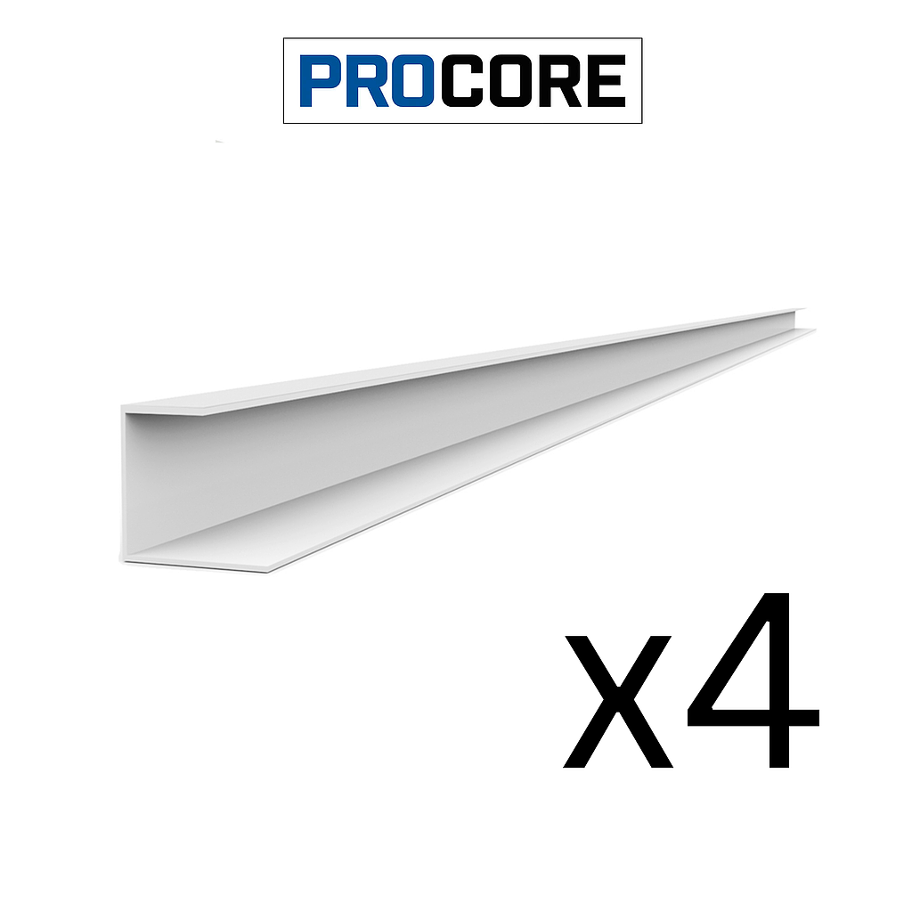 28244K PROCORE J Trim White - 8' 4 PK