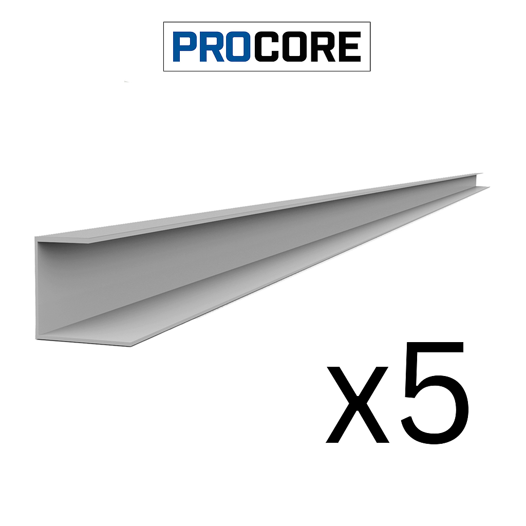 28945K PROCORE J Trim Gray - 8' 5 PK