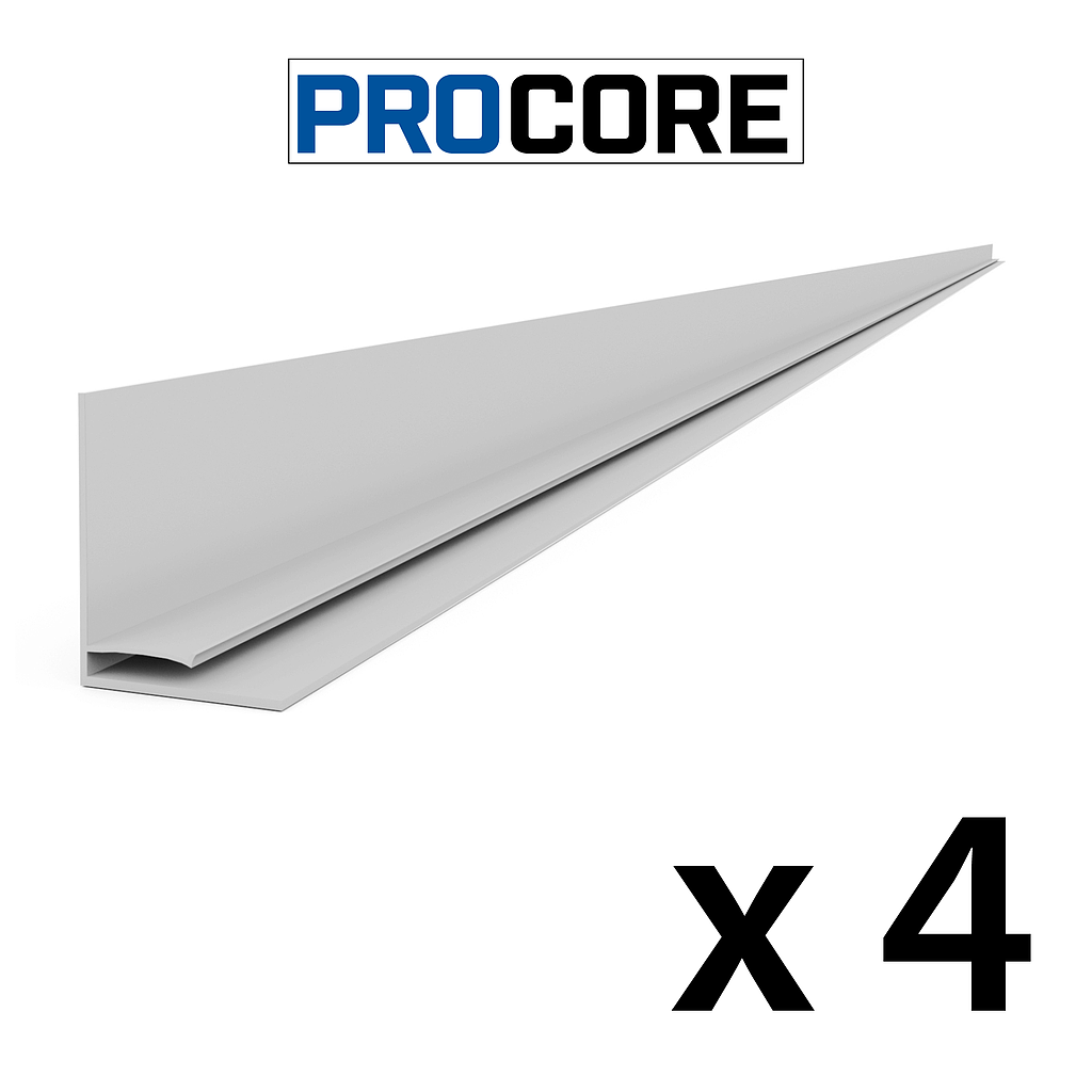 28924K PROCORE Top Trim Gray - 8' 4 PK