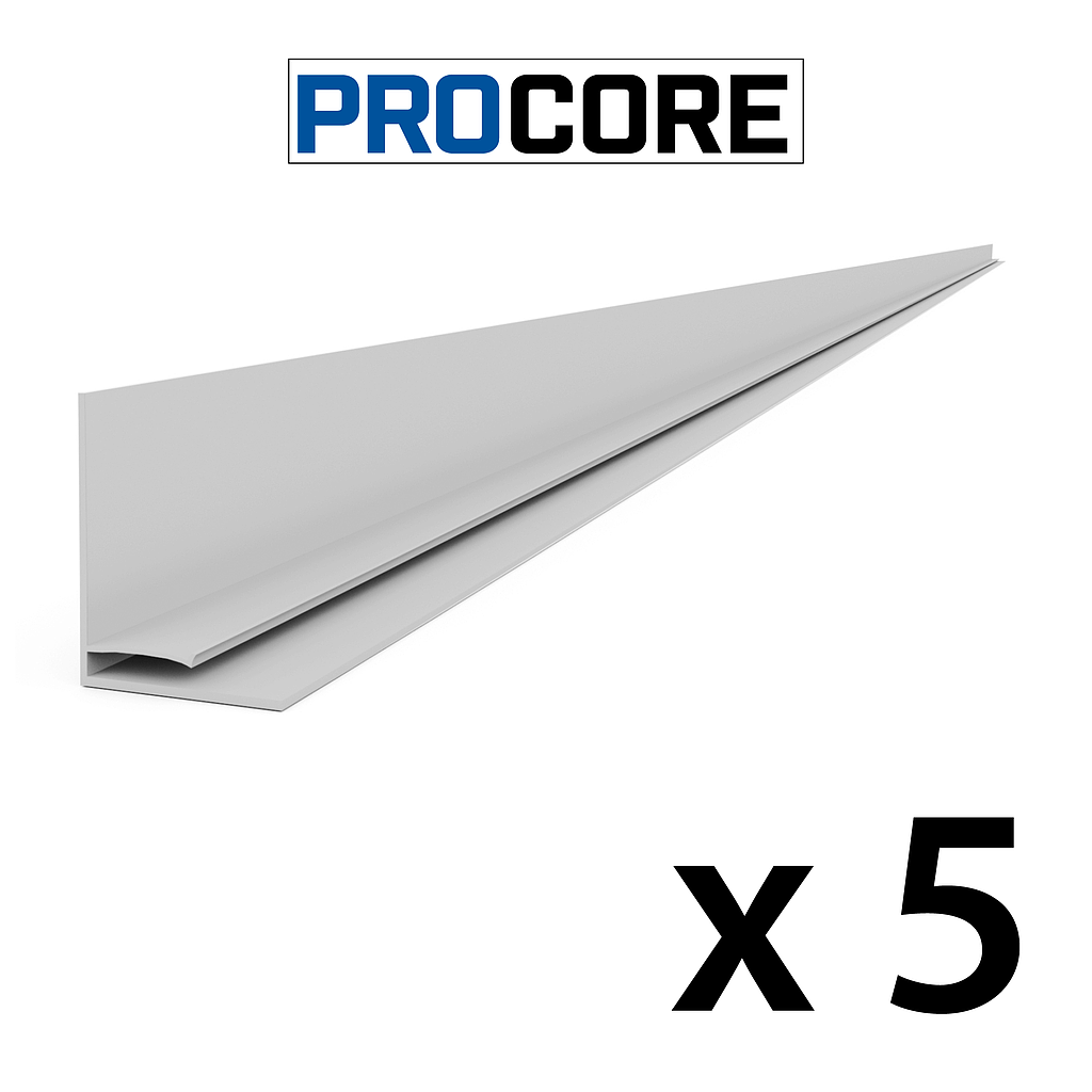 28925K PROCORE Top Trim Gray - 8' 5 PK